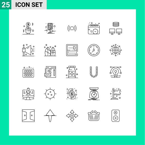 为网页和手机设置了25条通用线图片下载