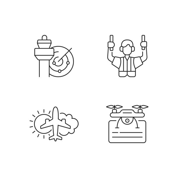 航班调度线性图标设置图片下载