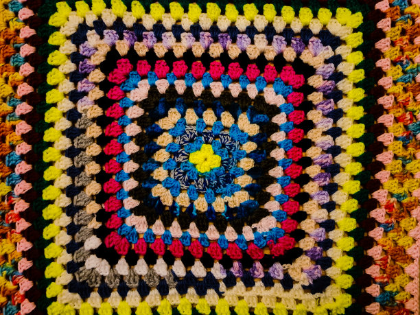 色彩鲜艳的织锦图片下载