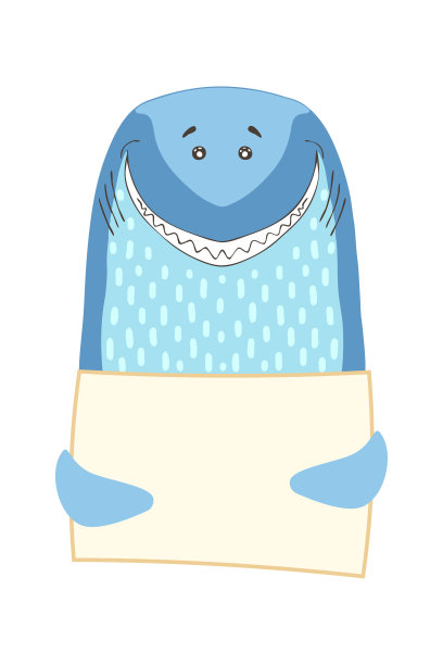 可爱的卡通动物拿着标签和复制空间。设置贺卡横幅邀请传单小册子。卡通手绘风格。小宠物用空白标记信息板图片下载