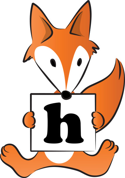 矢量卡通狐狸持牌图片下载