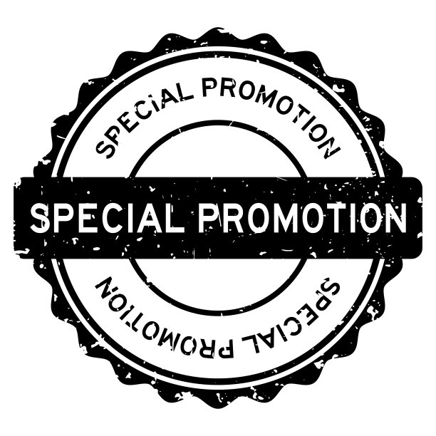 垃圾黑特别推广字圆形橡胶印章印章上的白色背景图片下载