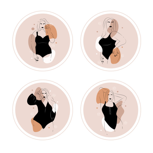 身体正面高光覆盖抽象图片下载