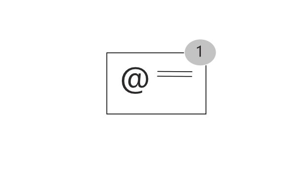 弹出消息、电子邮件或短信的一个简单元素，里面有思考缓慢的圆点，提醒你有人已经输入消息很长时间了图片下载