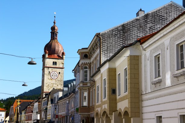 怀德霍芬和德伊布斯老城的景色图片下载