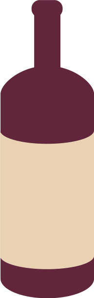 白色背景上的酒瓶图片下载