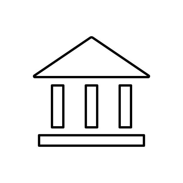 银行行图标。图片下载