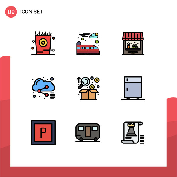 设置9现代UI图标符号符号图表图片下载