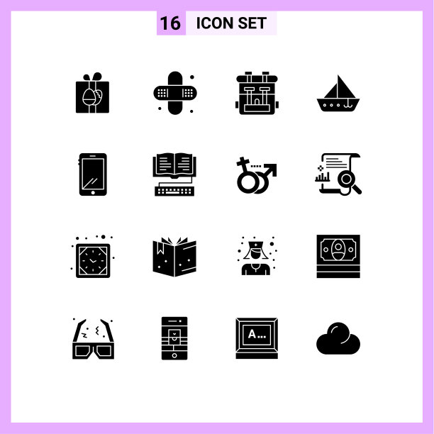 包16创意固体字形智能手机图片下载