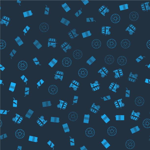 集啤酒、快餐、街头小吃车、甜甜圈和图片下载