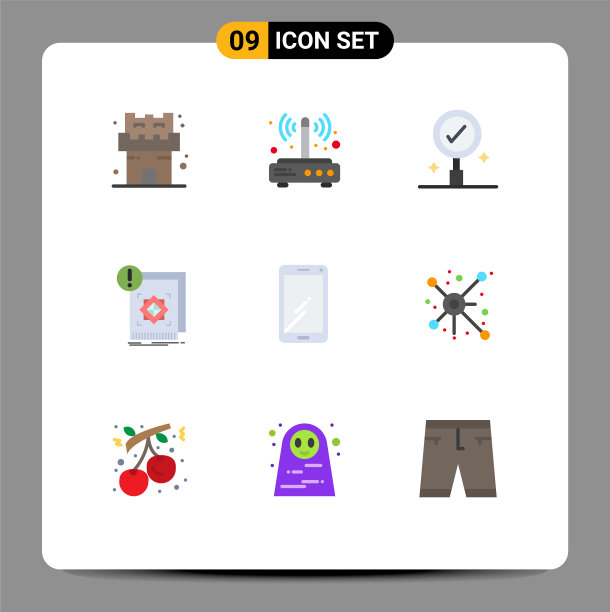 装9款创意单色智能手机图片下载