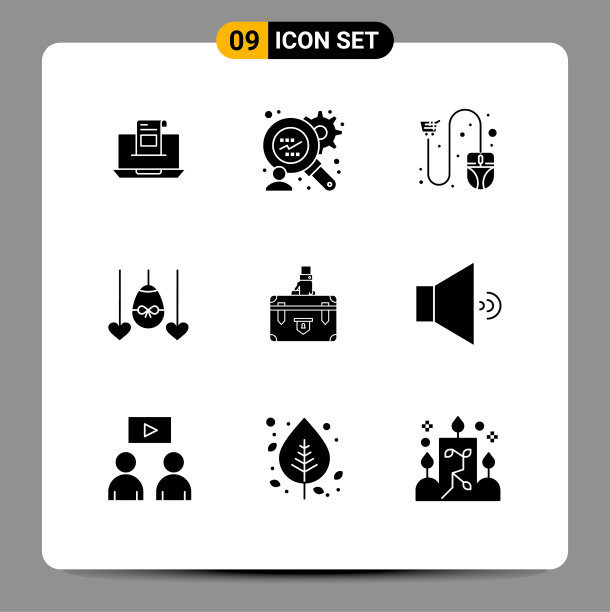 组9固体符号符号和符号图片下载