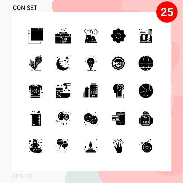 通用图标符号组25现代立体图片下载