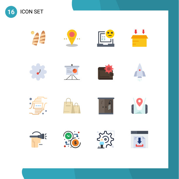 平色包的16个通用符号图片下载