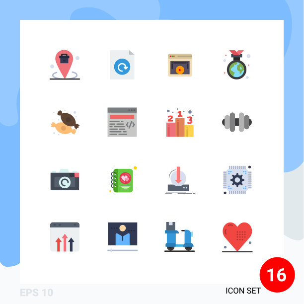 现代设16平色和符号等图片下载