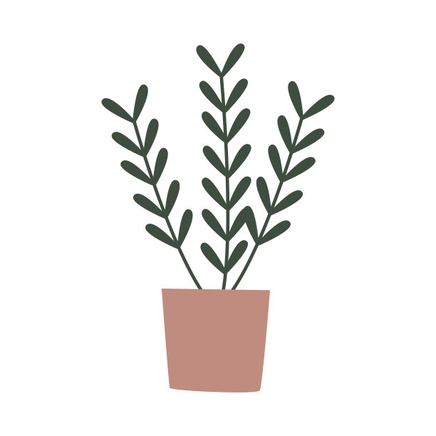 卡通室内盆栽用于家庭装饰图片下载