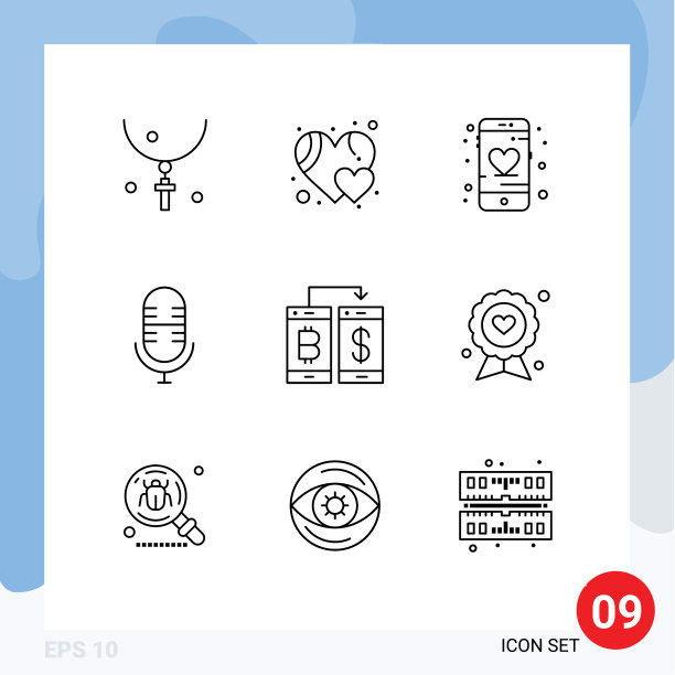 现代集9轮廓和符号等图片下载