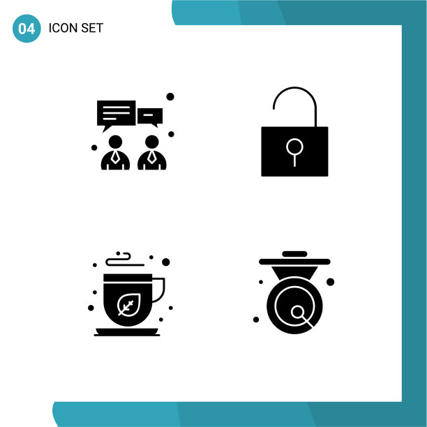 立体字形包4个通用符号图片下载