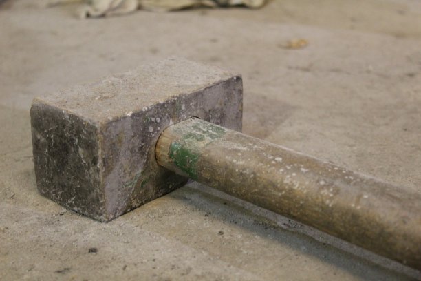 工作锤特写图片下载