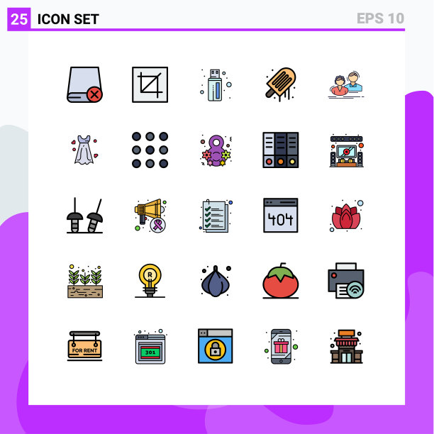 填充线平色包25通用图片下载