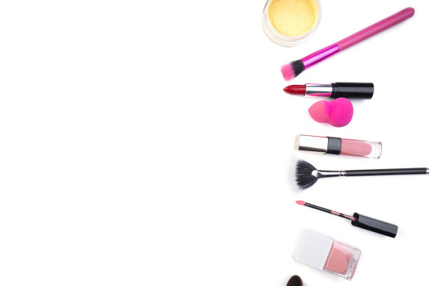 专业的白色背景化妆图片下载