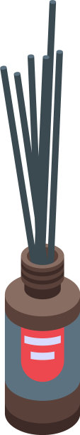 棍棒扩散瓶图标等距风格图片下载
