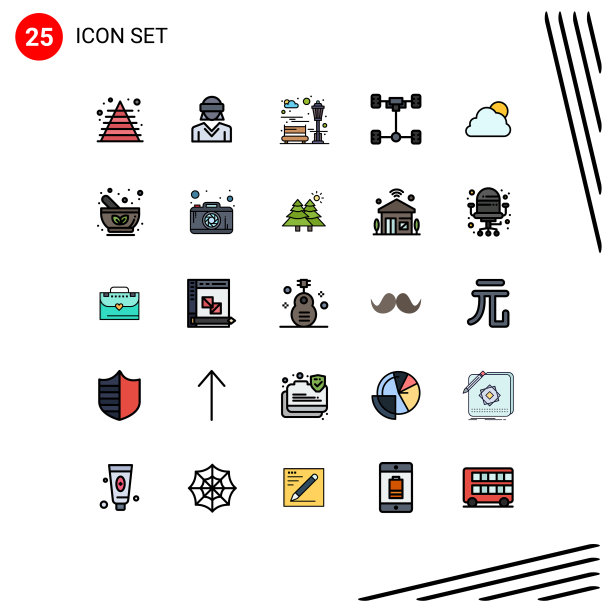 25组填线平色标志和图片下载