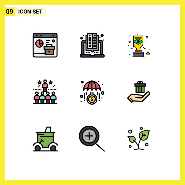 包9的创意填充线平色图片下载