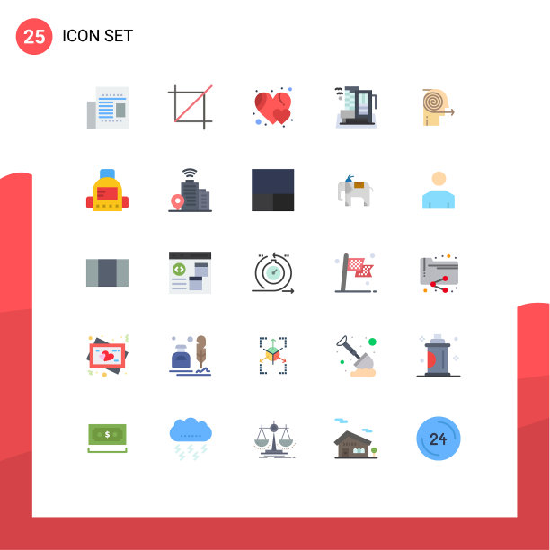包装25个创意单色业务图片下载