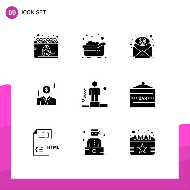 通用图标符号组9现代立体图片下载