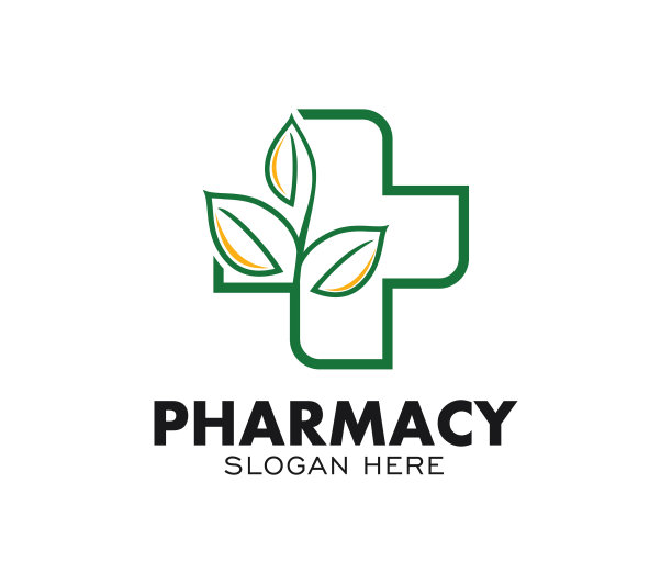 医药标识设计模板。向量的标志。医学的图标图片下载