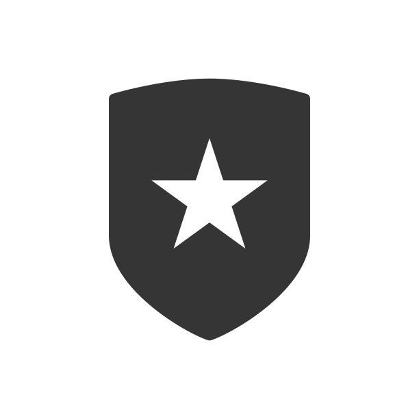 盾标志图标矢量插图图片下载