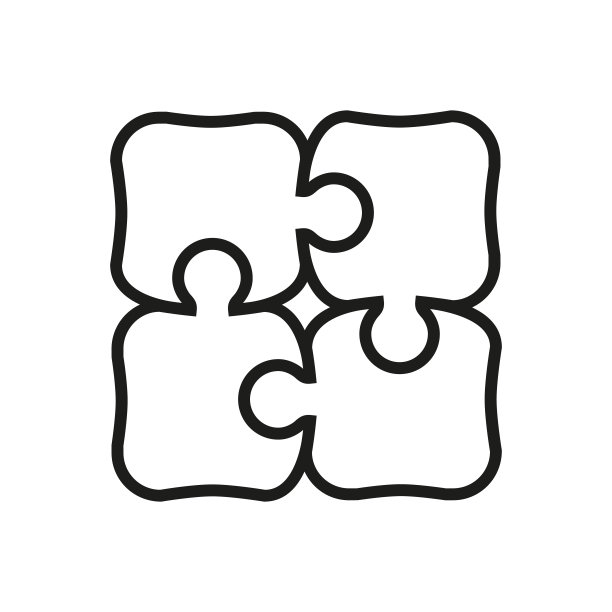 拼图游戏连接图标图片下载