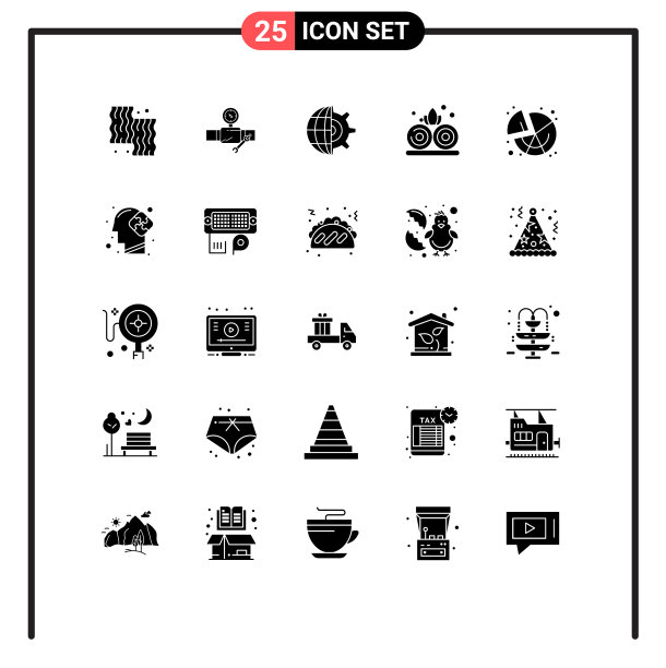 通用图标符号组25现代立体图片下载