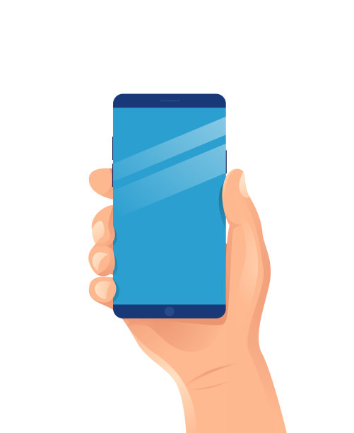 男人手拿智能手机图片下载