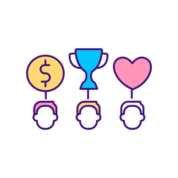 值多样性RGB颜色图标图片下载