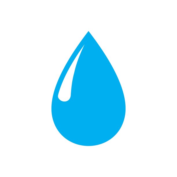 水滴图标孤立在白色背景上。矢量图图片下载