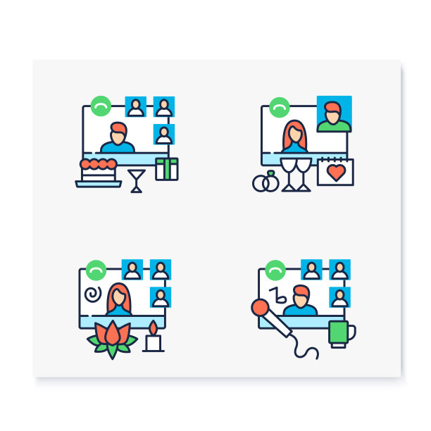 集合颜色图标集图片下载