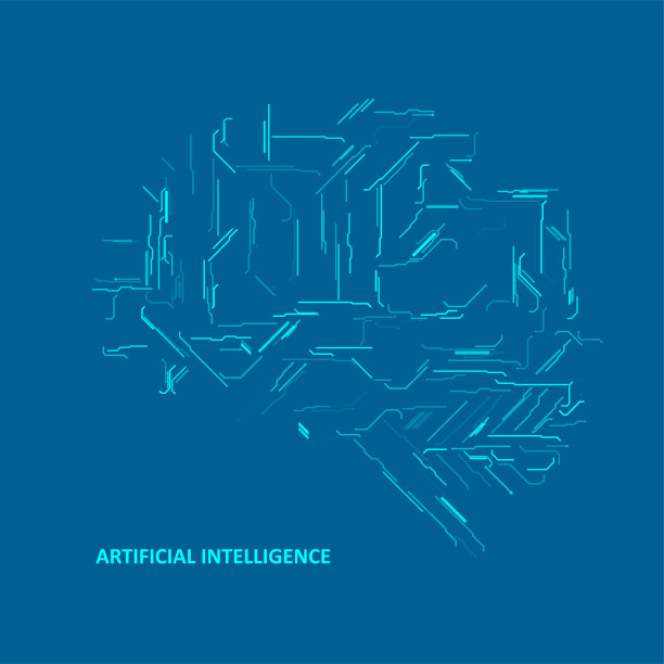 技术大脑和机器学习的概念图片下载