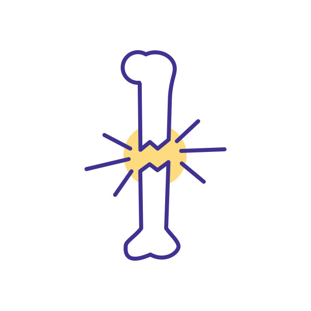 脆骨病RGB颜色图标图片下载