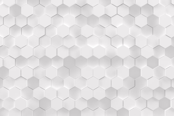 抽象几何背景构成的混沌六角形面多边形。图片下载