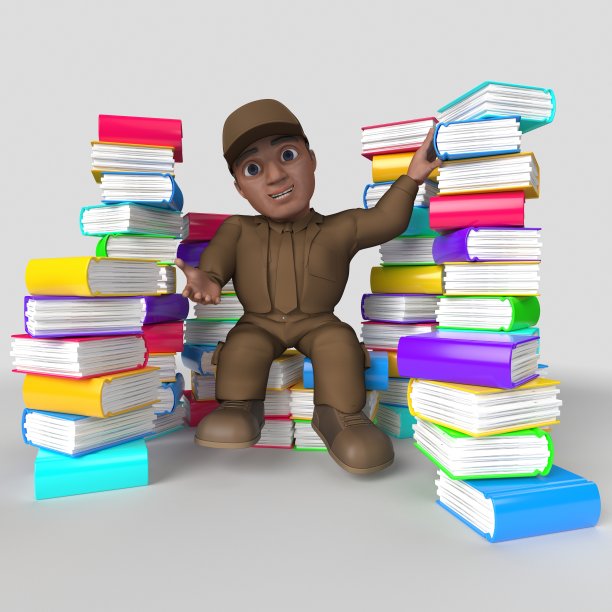 3D卡通送货司机图片下载