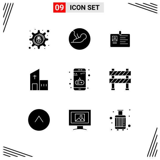 组9固体符号符号和符号图片下载