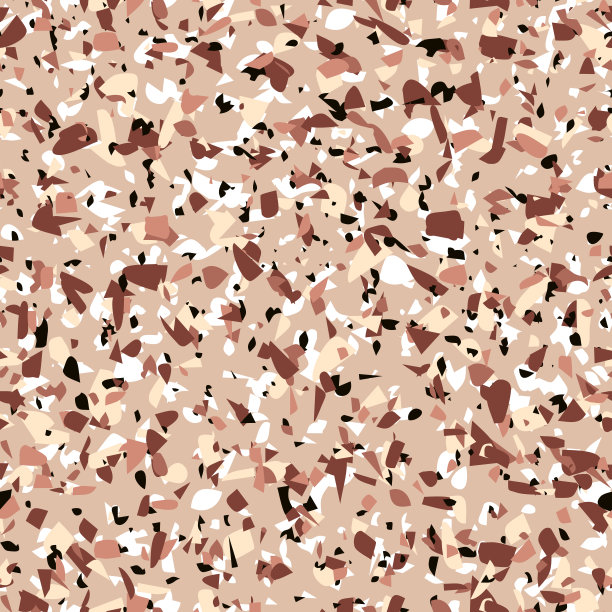 几何棕色水磨石无缝图案。抽象色彩的现代背景。石材时尚设计的网页和印刷。威尼斯瓷砖、地板家居装饰。混乱的彩色纹理。图片下载