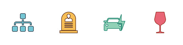 设置层次结构图墓碑与撕裂图片下载