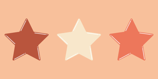 星星粉红色孤立在柔和的背景。对网站、酒店、旅游套餐、在线商店、评论进行评级。图片下载