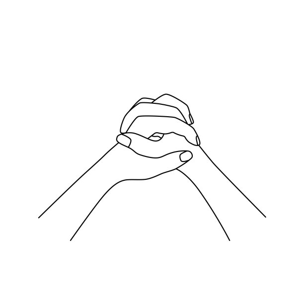 祈祷者的手图片下载