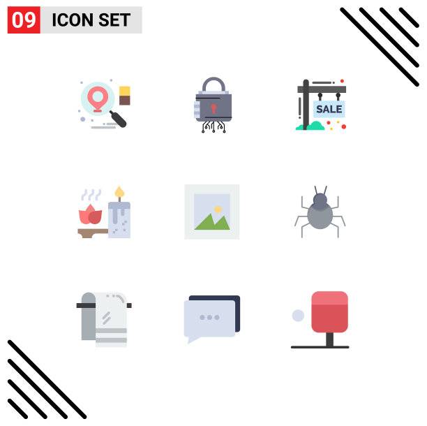 包9创意平面色彩图像图片下载