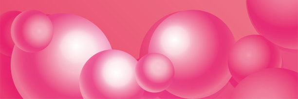 彩色几何体积球在彩色抽象背景上。图片下载