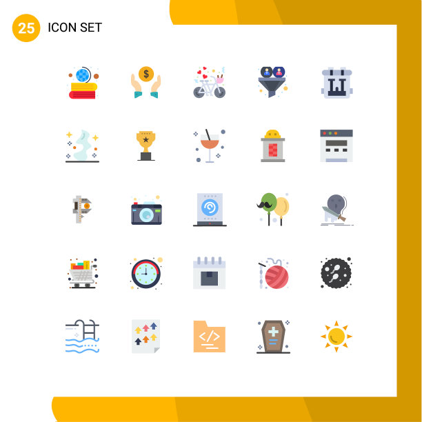 25平色概念的网站移动和图片下载